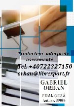 Gabriel Orban - traducător-interpret autorizat - Traducatori autorizati Gabriel Orban - traducător-interpret autorizat oferta Traducatori autorizati